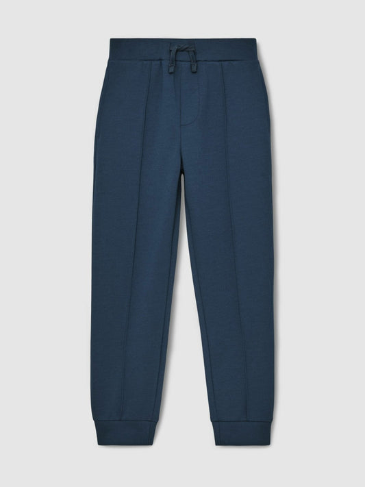 Reiss 13-14 yrs Interlock Drawstring Joggers in Ocean Blue