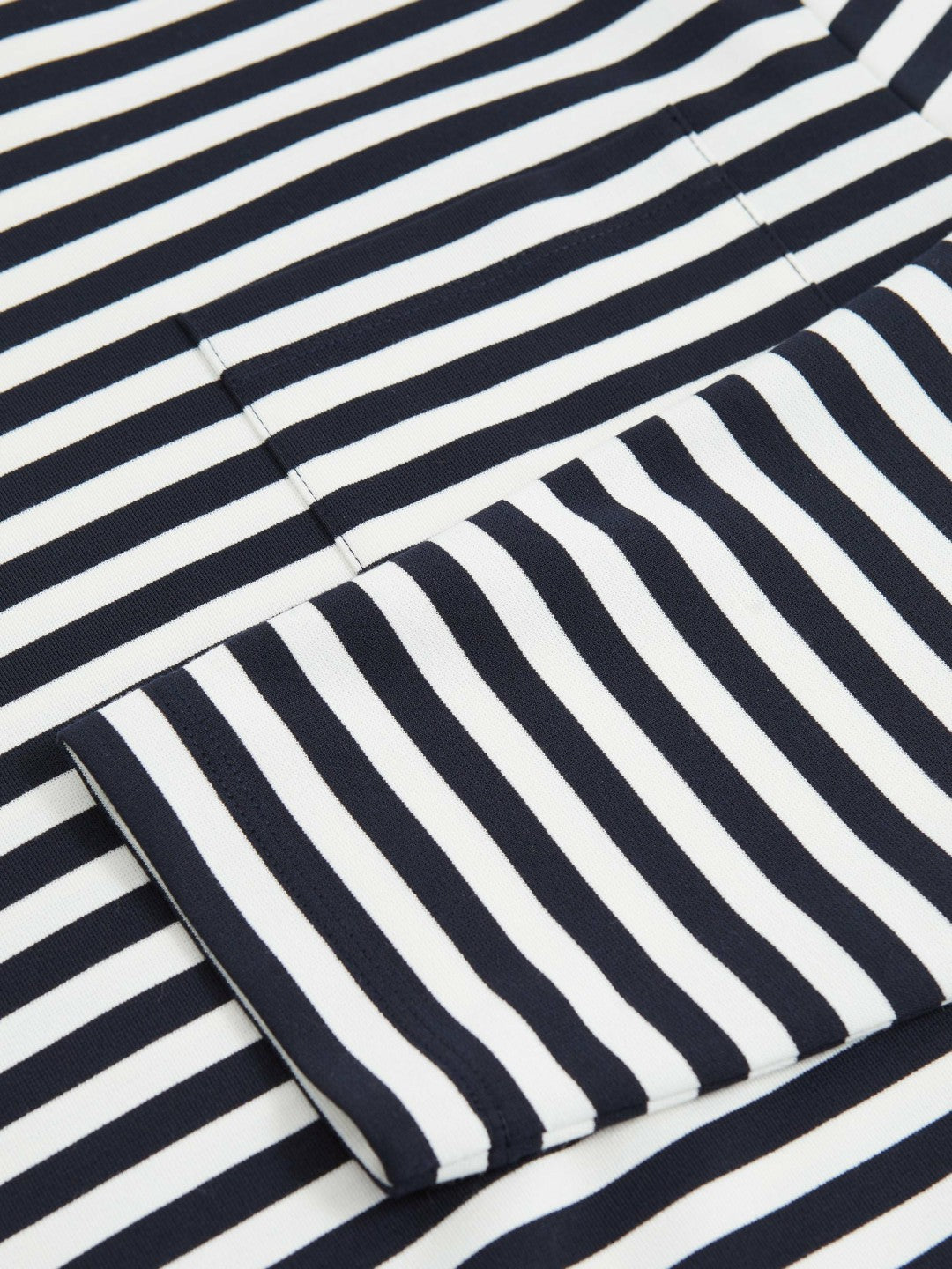 Reiss Striped Crew-Neck T-Shirt in Navy/White