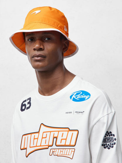 Reiss Hat in Papaya Orange