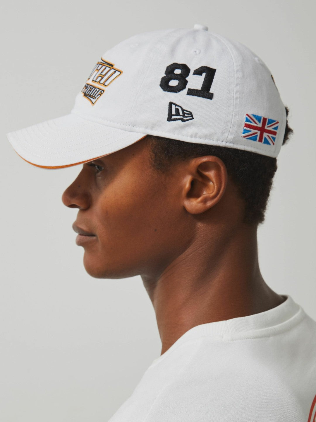 Reiss McLaren Racing Heritage Cap Unisex Fit in White