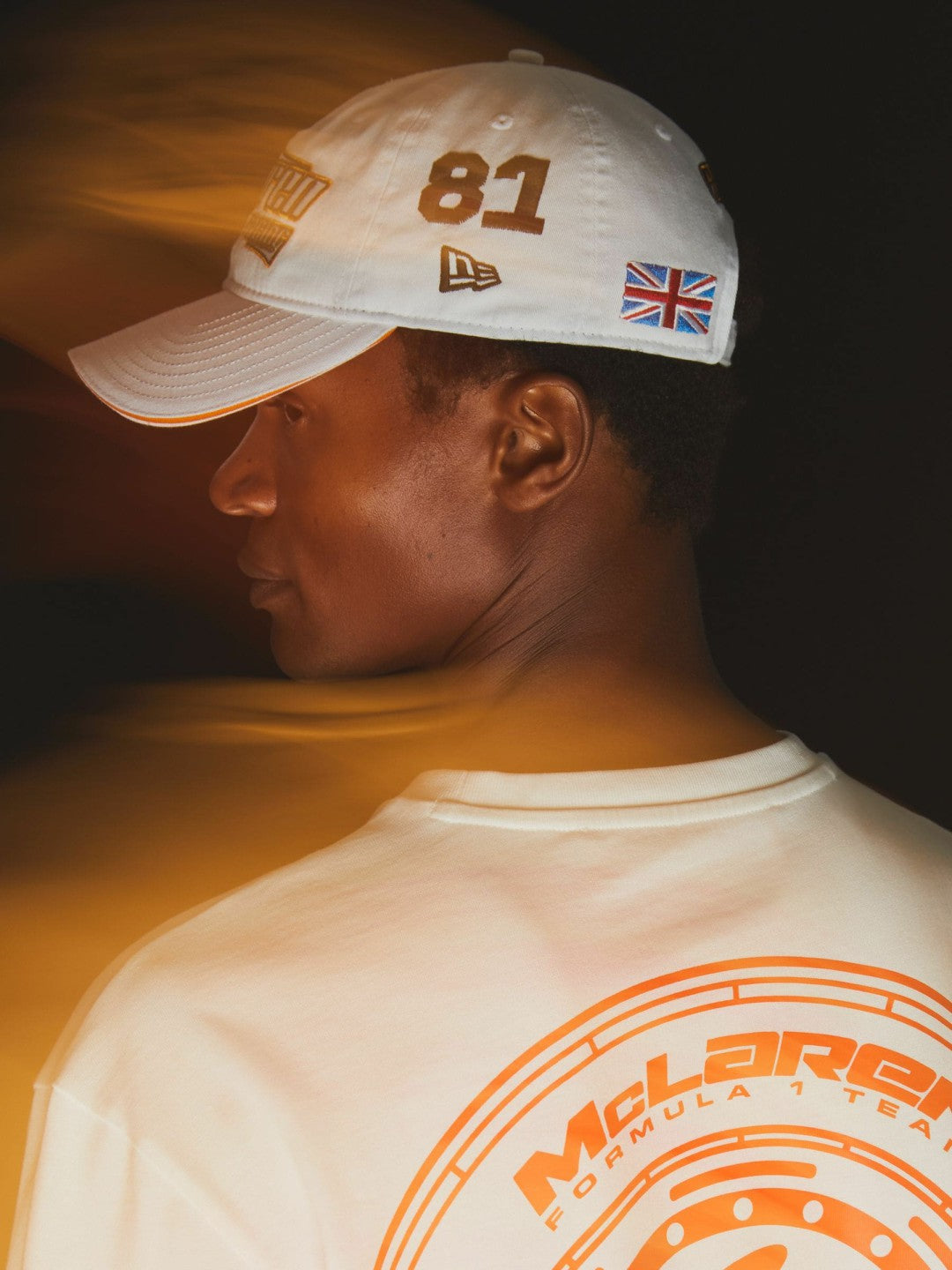 Reiss McLaren Racing Heritage Cap Unisex Fit in White