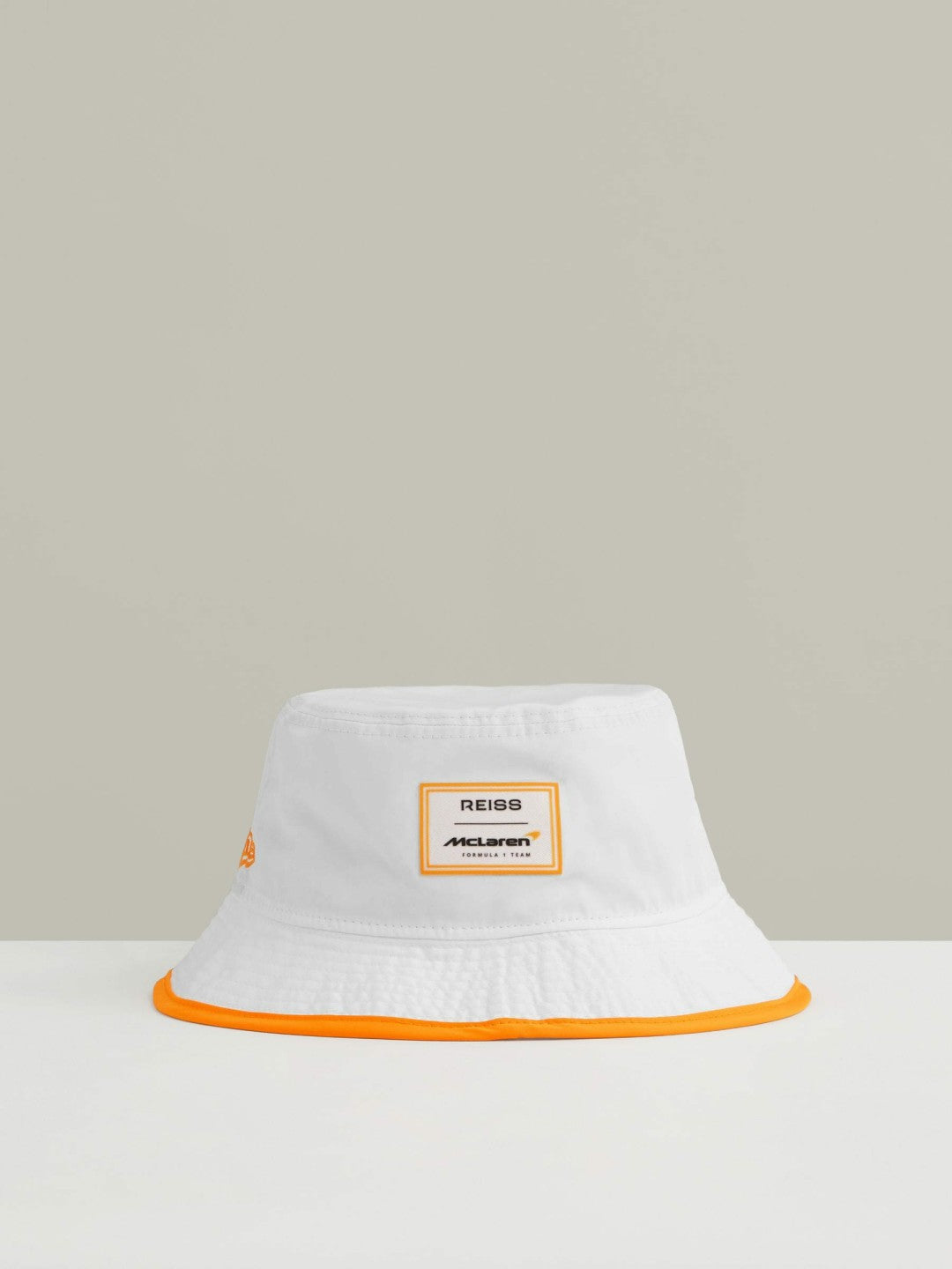 Reiss McLaren F1 Team Speedmark Bucket Hat in White