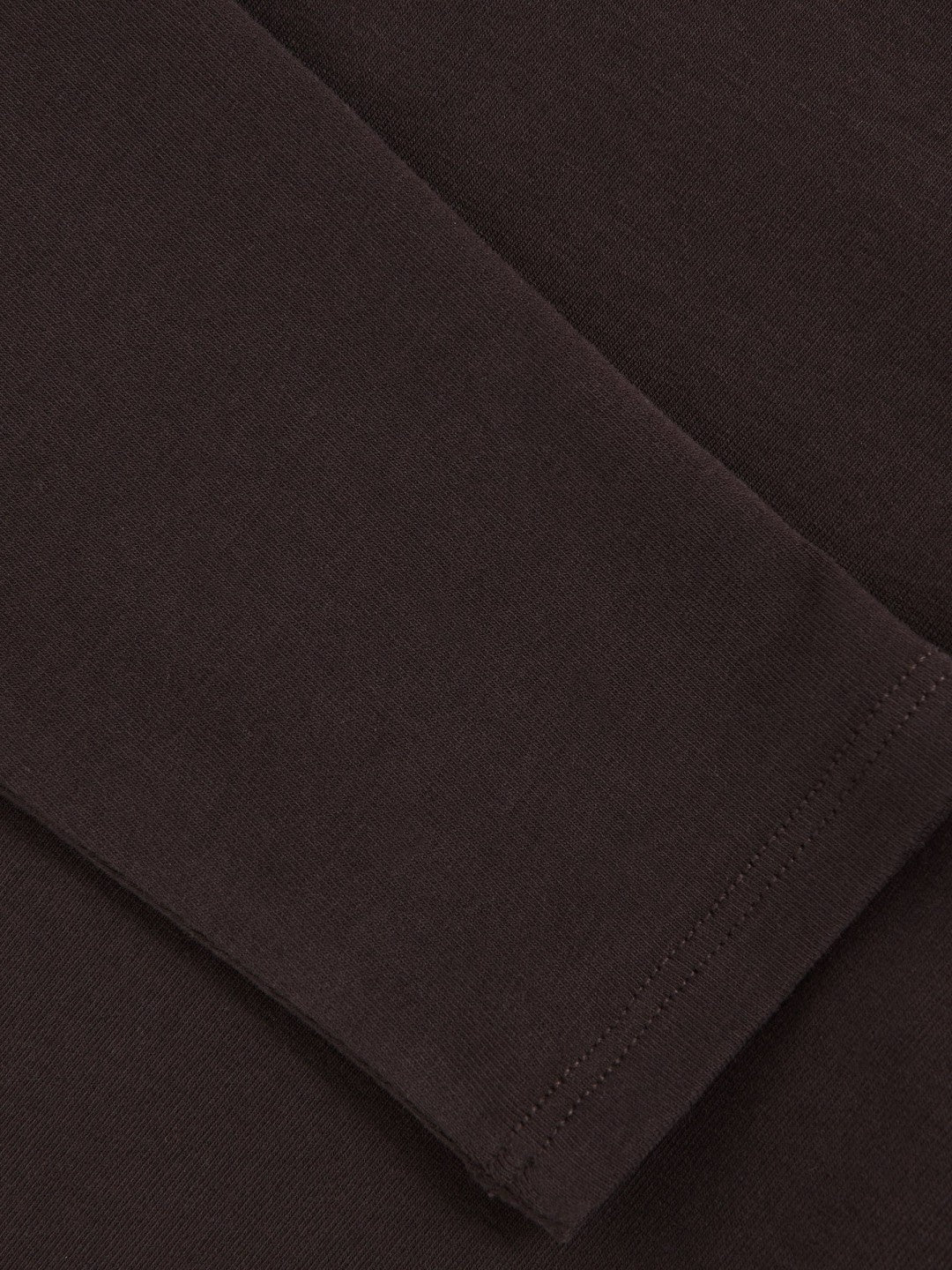 Reiss Cotton Crew-Neck Long-Sleeve T-Shirt With Stretch in Plum Purple