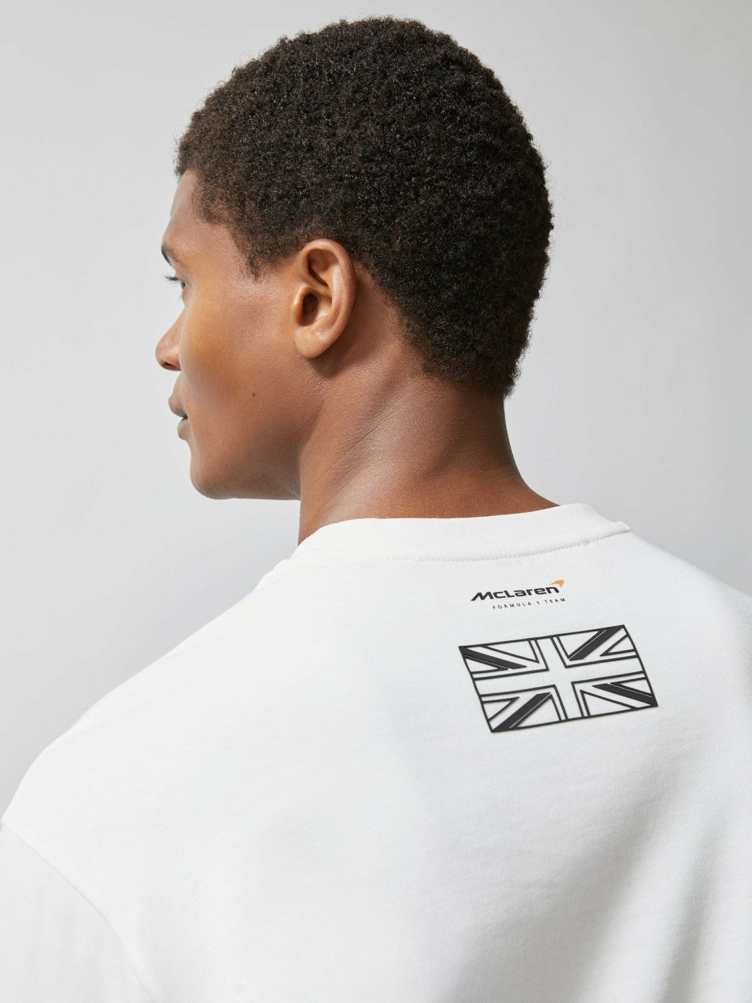 Reiss McLaren F1 Team British GP T-Shirt Unisex Fit in White