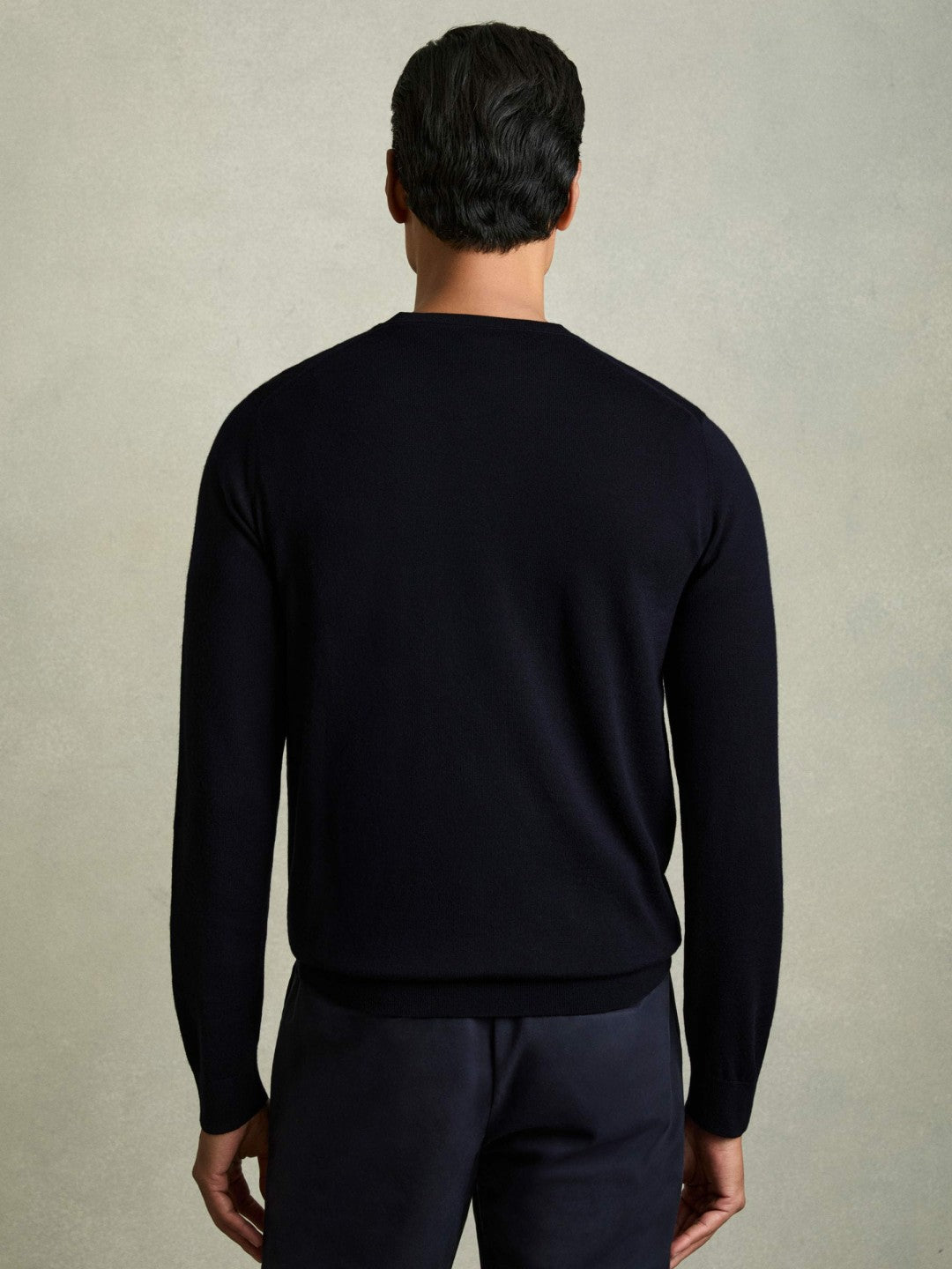 Reiss Pack of Two Merino Wool Jumpers in Navy