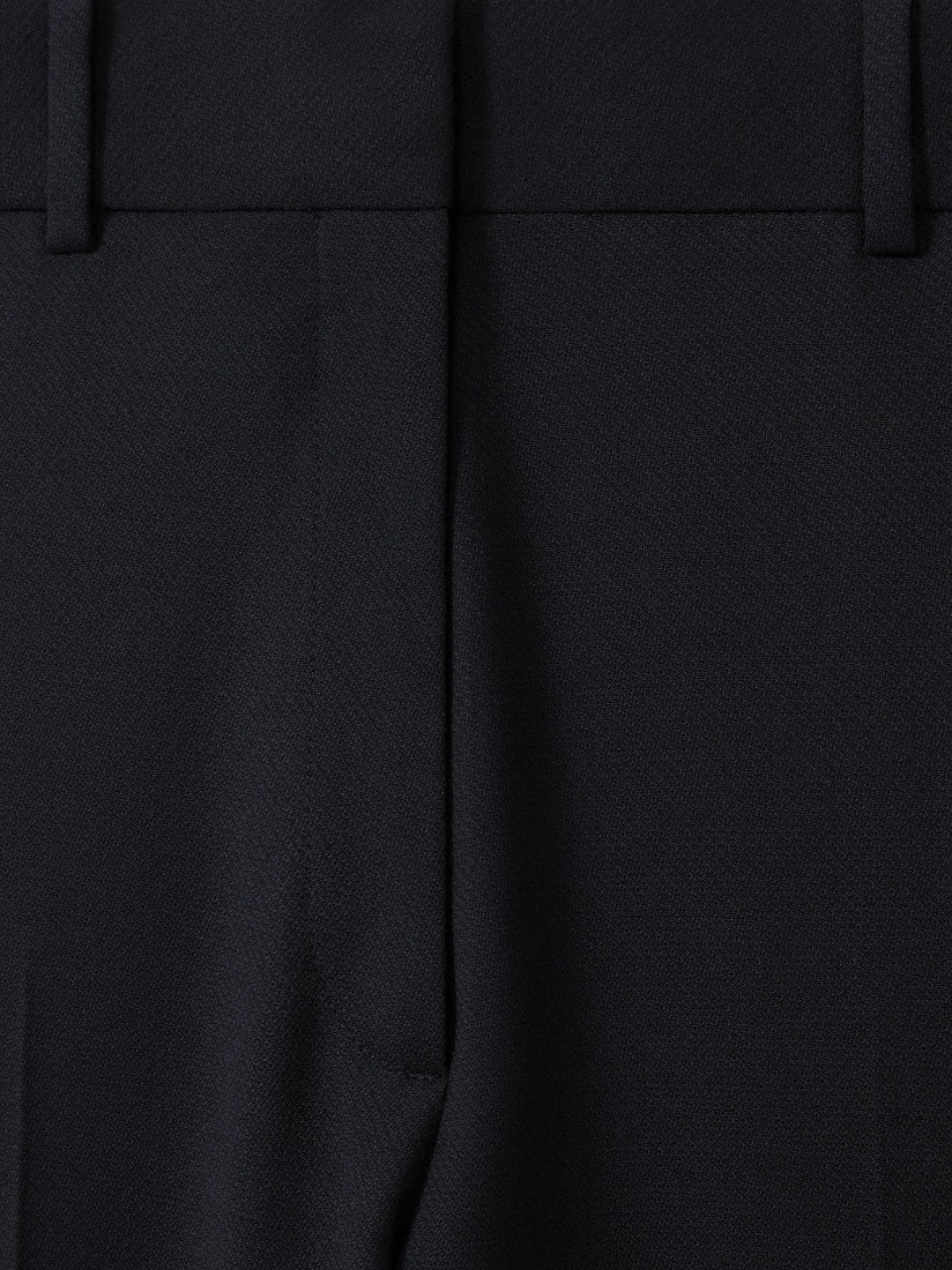 Reiss Petite Wool-Blend Tailored Flared Suit Trousers in Navy