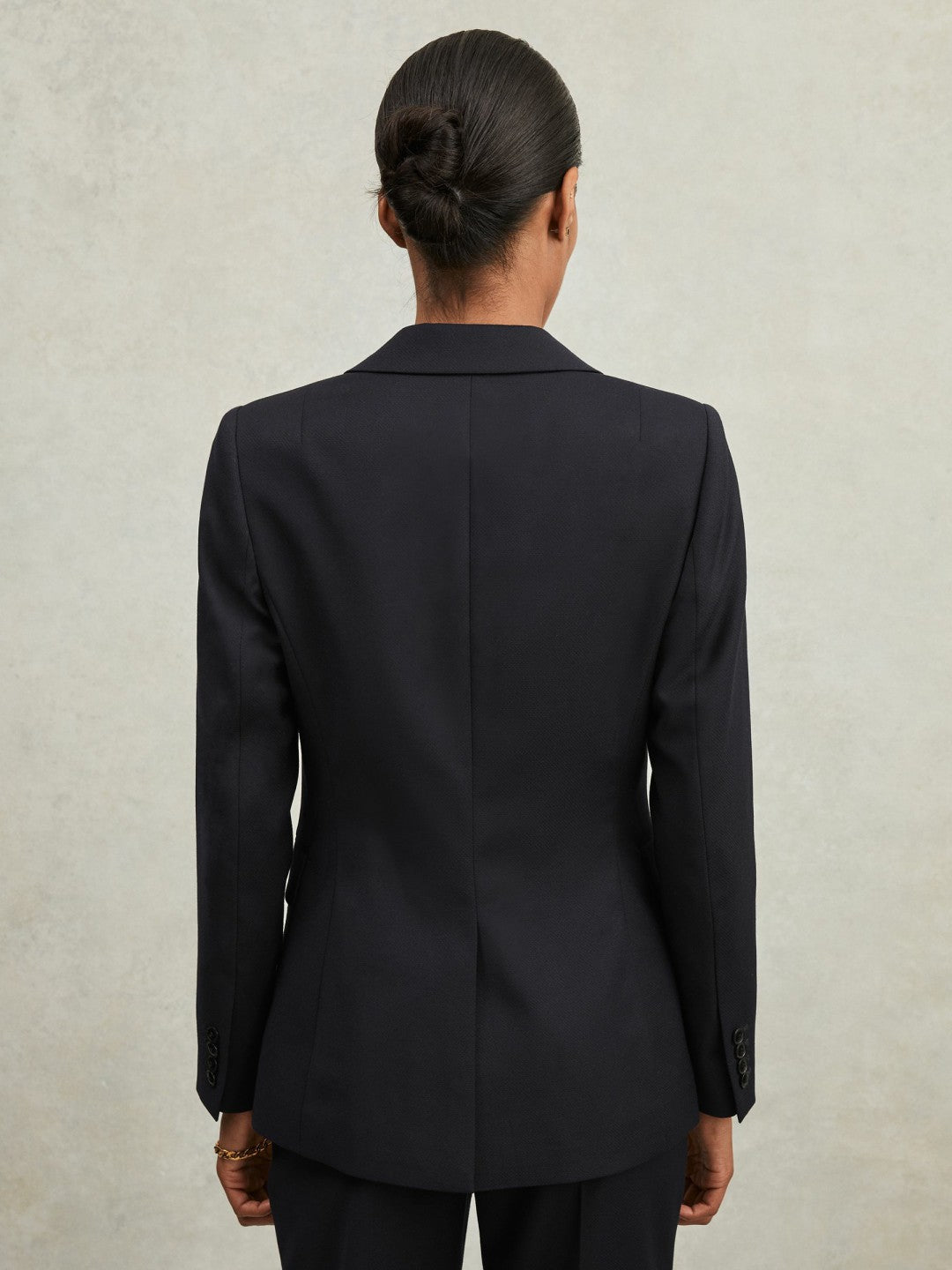 Reiss Petite Single Breasted Suit Blazer in Navy