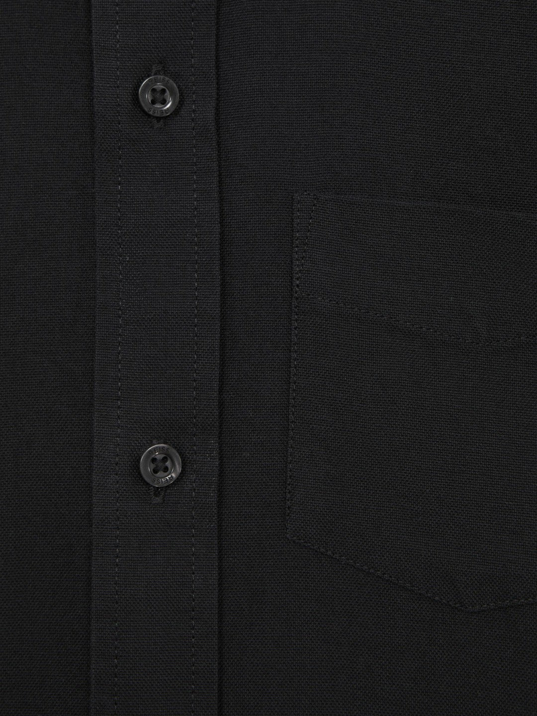 Reiss 3-9 yrs Button Down Oxford Shirt in Black
