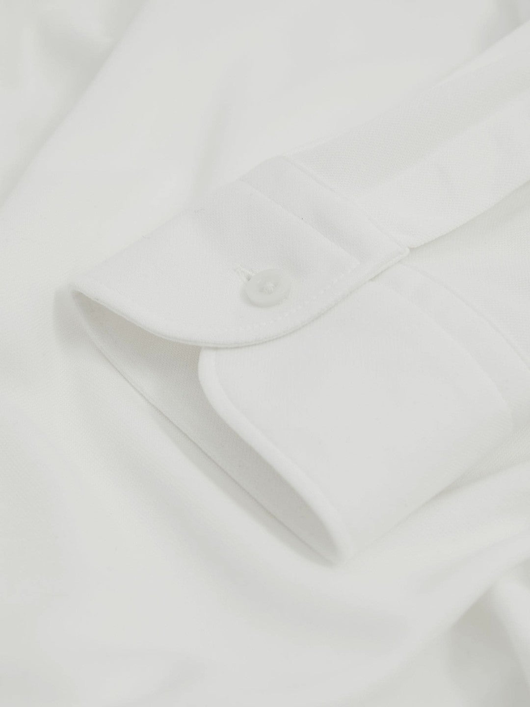 Reiss Modal Blend Cutaway Collar Shirt in White