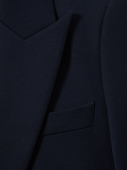 Reiss Tailored Single Breasted Suit Blazer in Navy