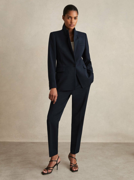 Reiss Petite Slim Fit Suit Trousers in Navy
