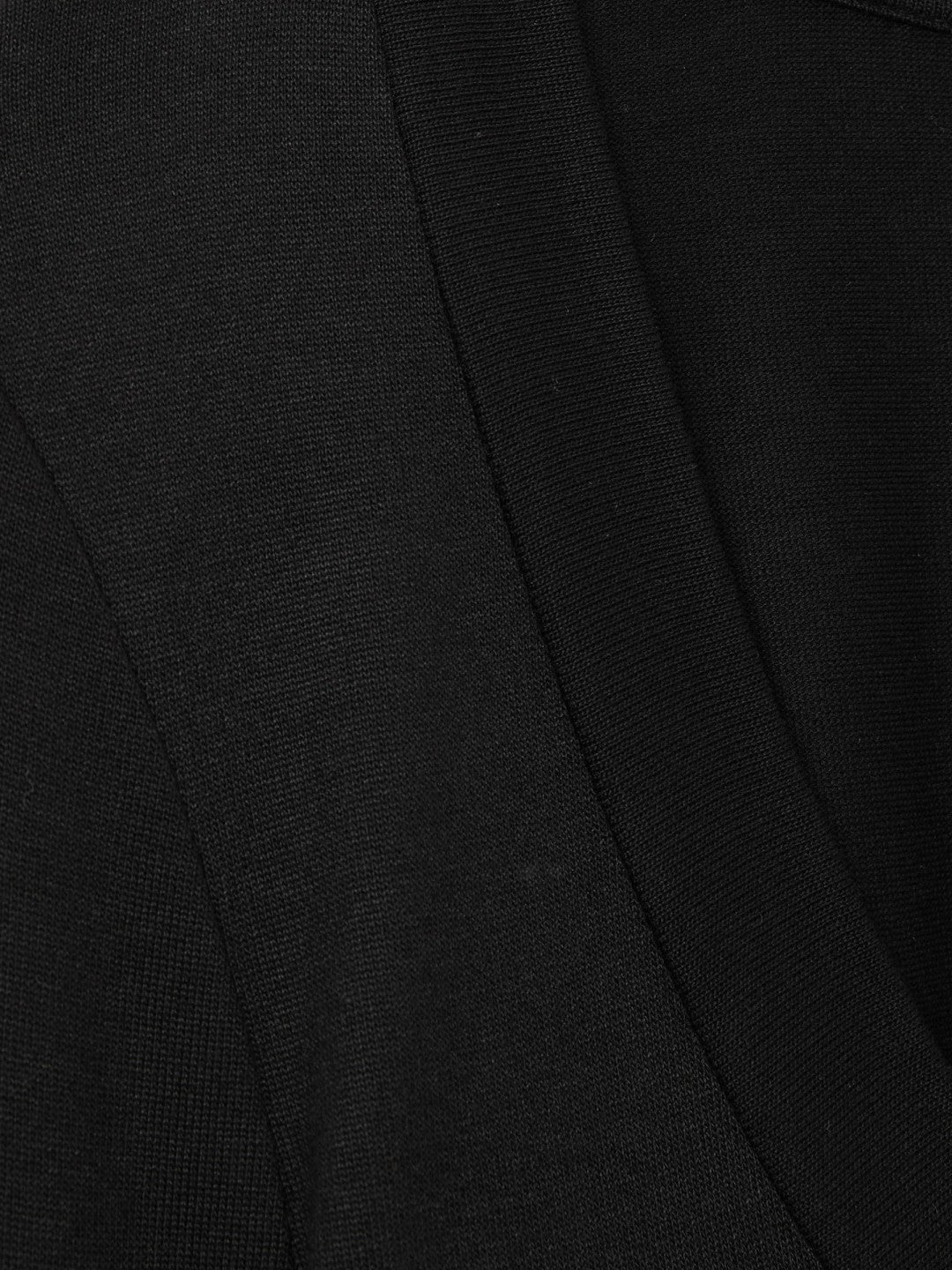Reiss Jersey V-Neck Top in Black
