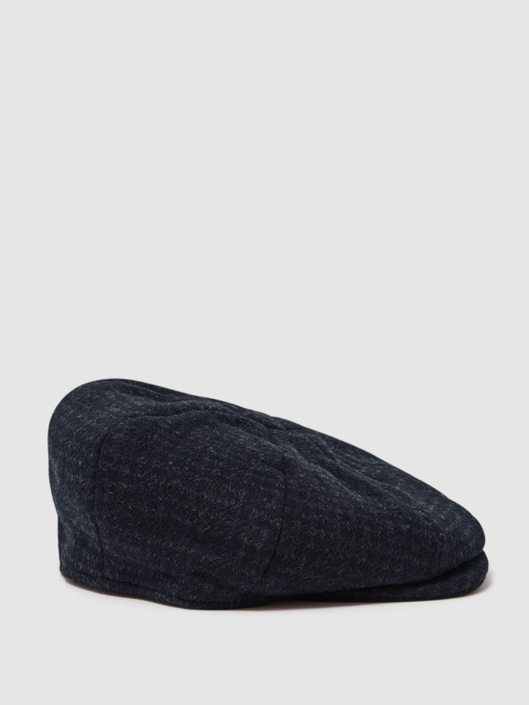 Reiss Wool Blend Baker Boy Cap in Navy