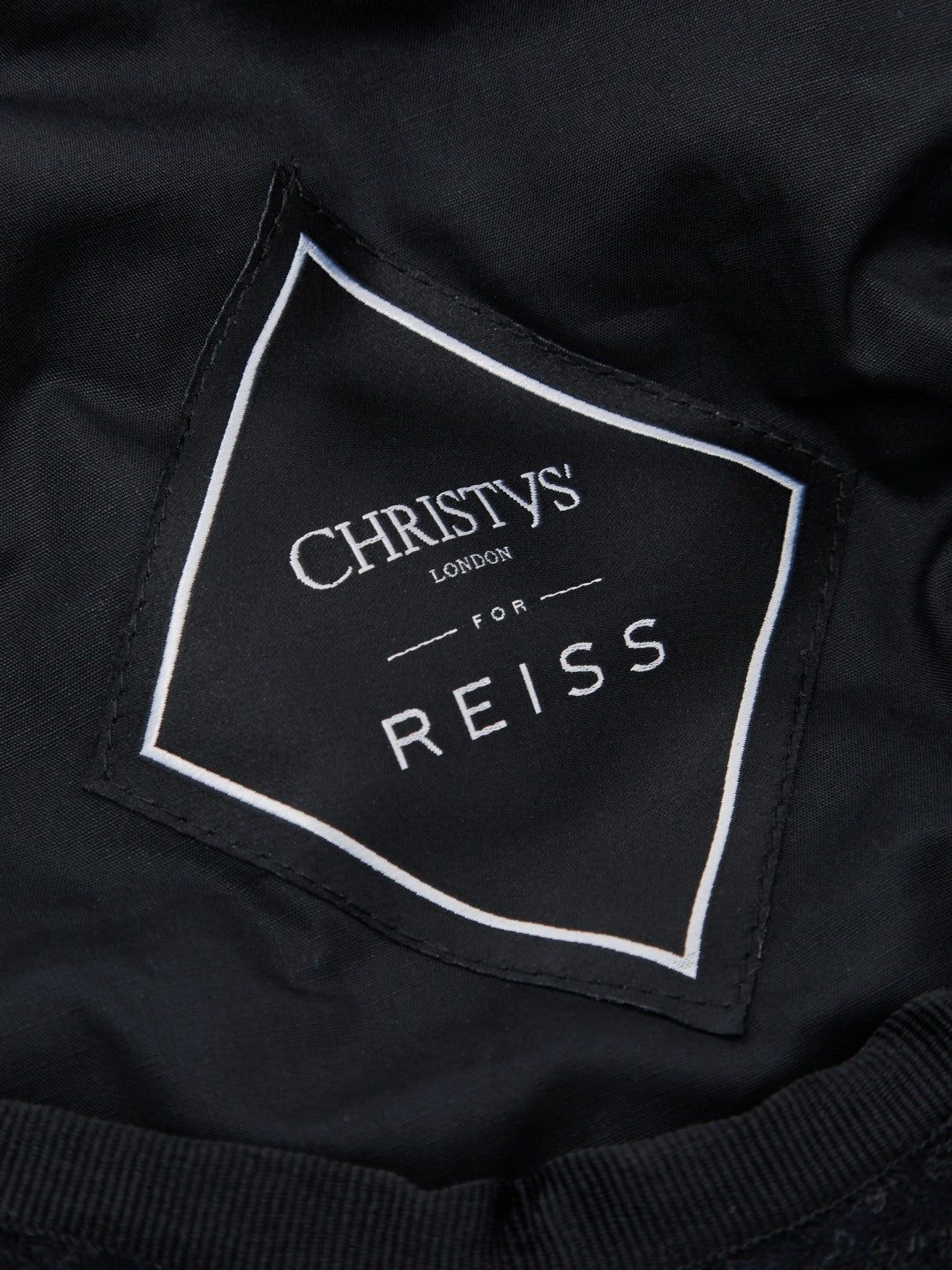 Reiss Wool Blend Baker Boy Cap in Navy