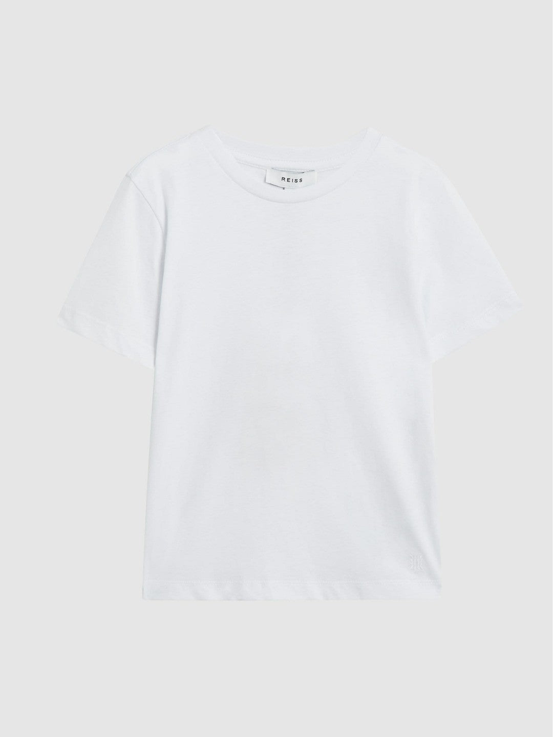 Reiss 4-9 yrs Crew Neck T-Shirt in White