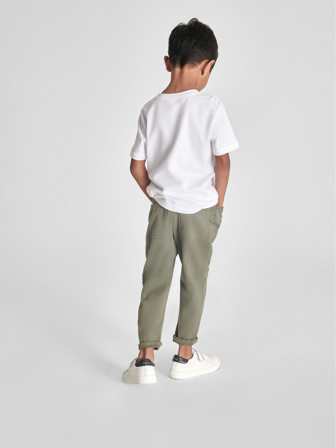 Reiss 4-9 yrs Crew Neck T-Shirt in White