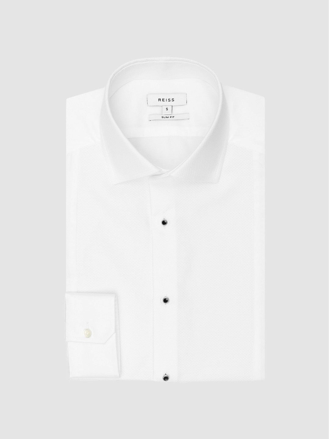 Reiss Slim Fit Dinner Shirt in White