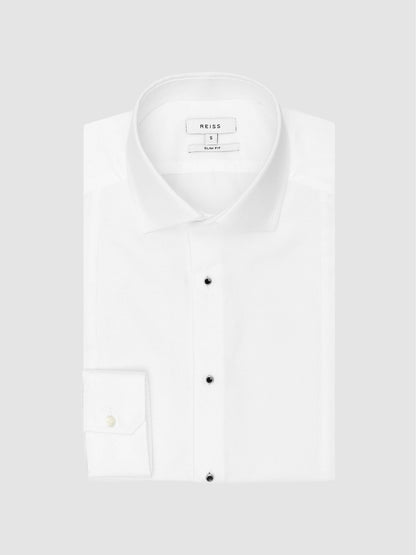 Reiss Slim Fit Dinner Shirt in White
