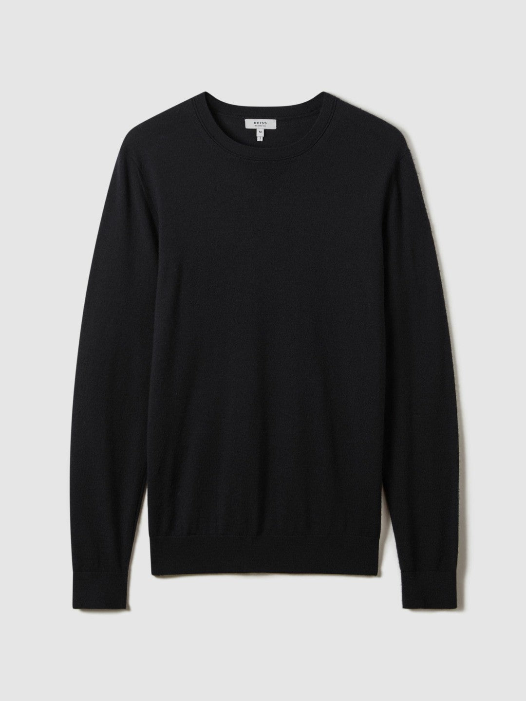 Reiss Merino Wool Crew Neck Jumper in Navy