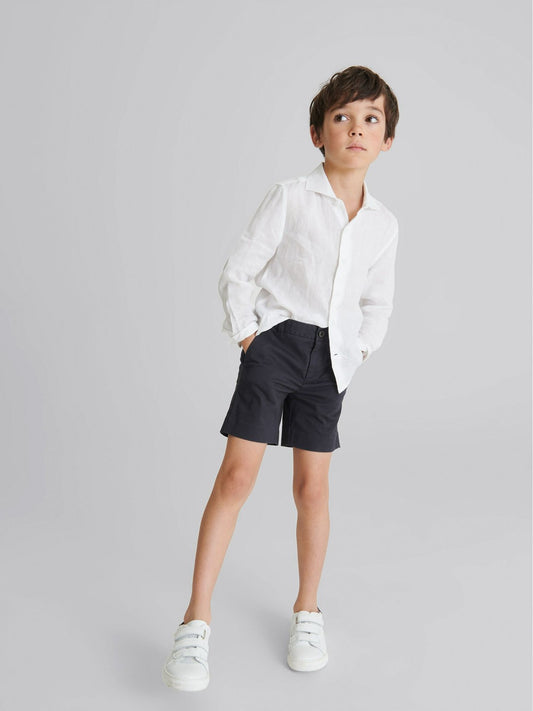 Reiss 4-9 yrs Casual Chino Shorts in Navy
