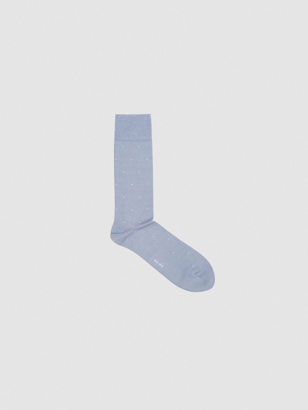 Reiss Polka Dot Socks in Airforce Blue