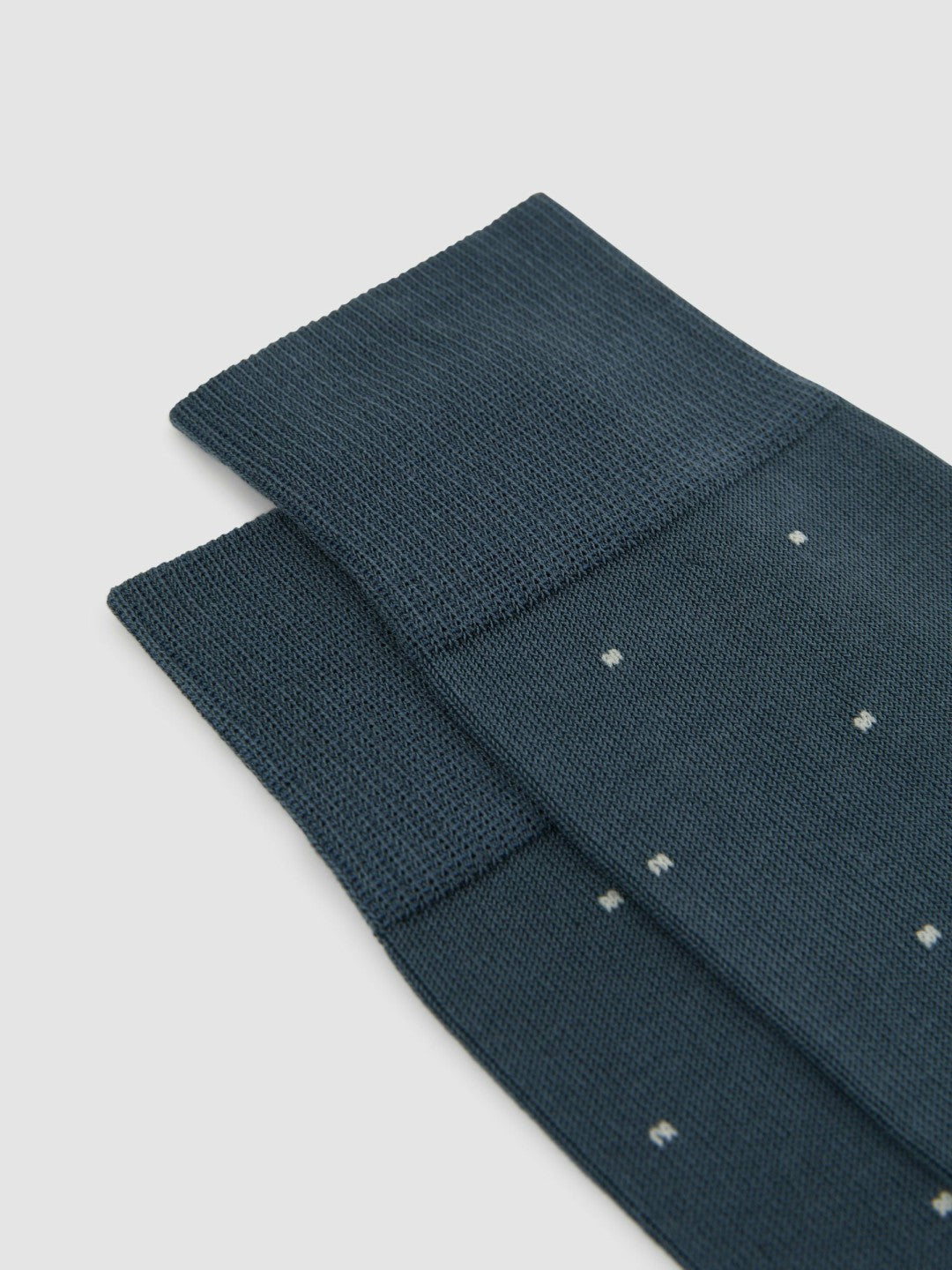 Reiss Polka Dot Socks in Airforce Blue