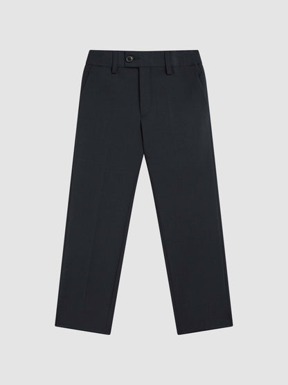 Reiss 4-9 yrs Wool-Blend Suit Trousers in Navy