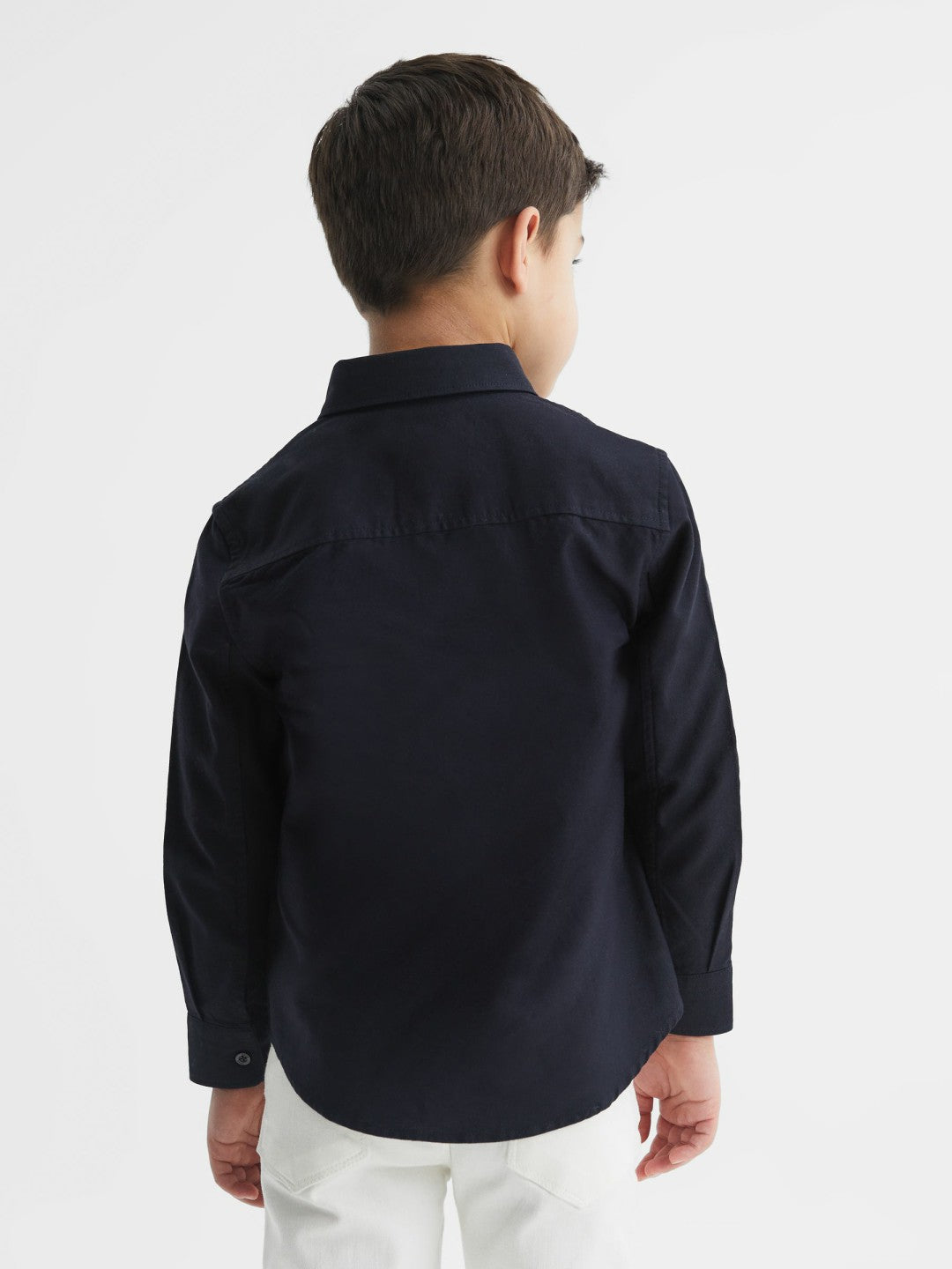 Reiss 9-14 yrs Button Down Oxford Shirt in Navy