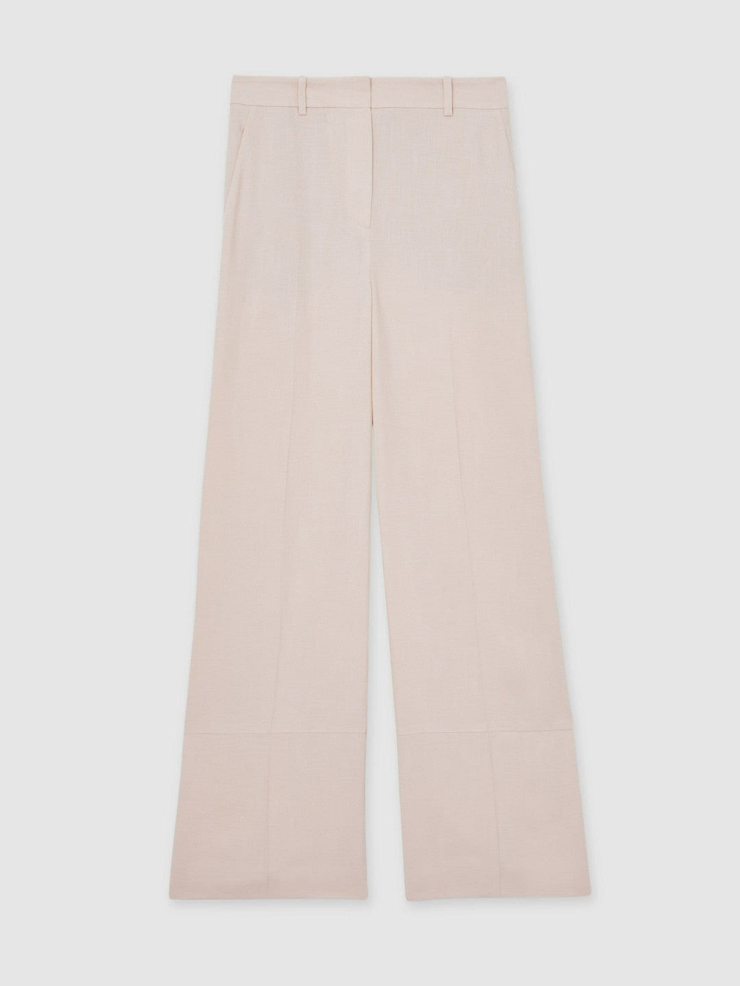 Reiss Petite Wide-Leg Suit Trousers in Pink