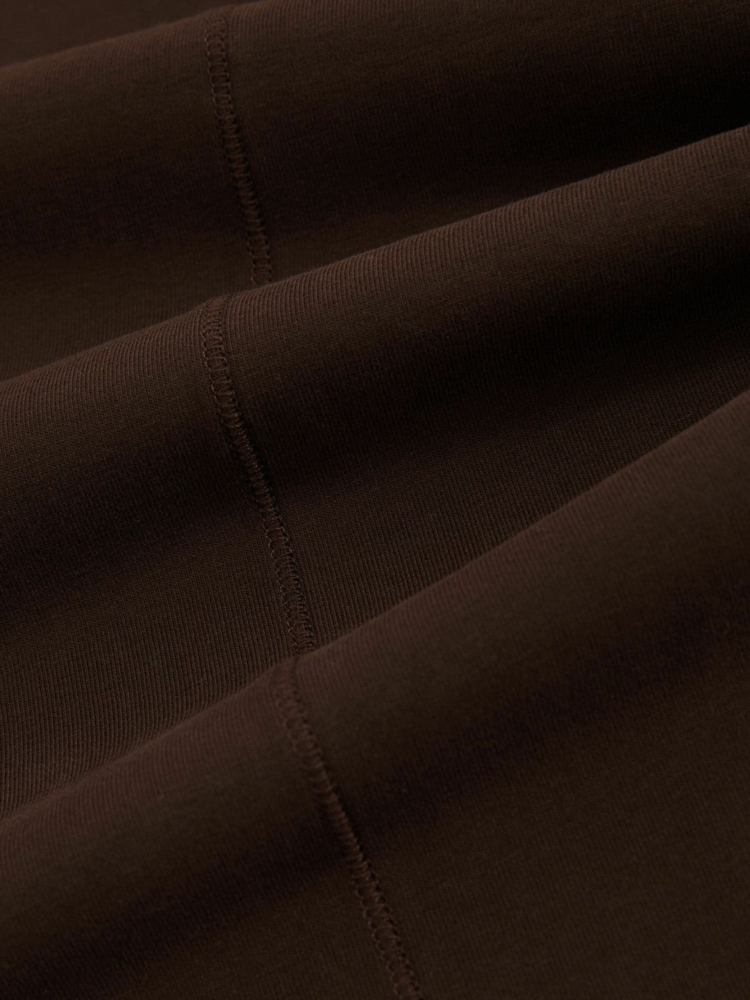 Reiss Stretch-Cotton Crew-Neck T-Shirt in Chocolate Brown