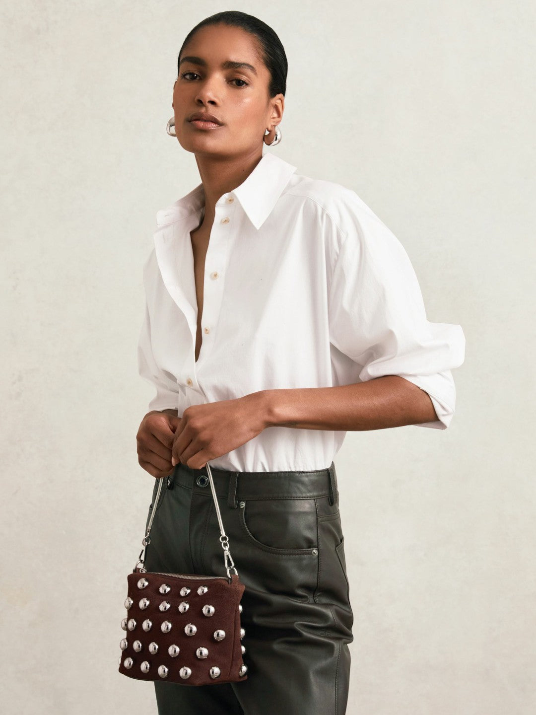 Reiss Bag in Oxblood