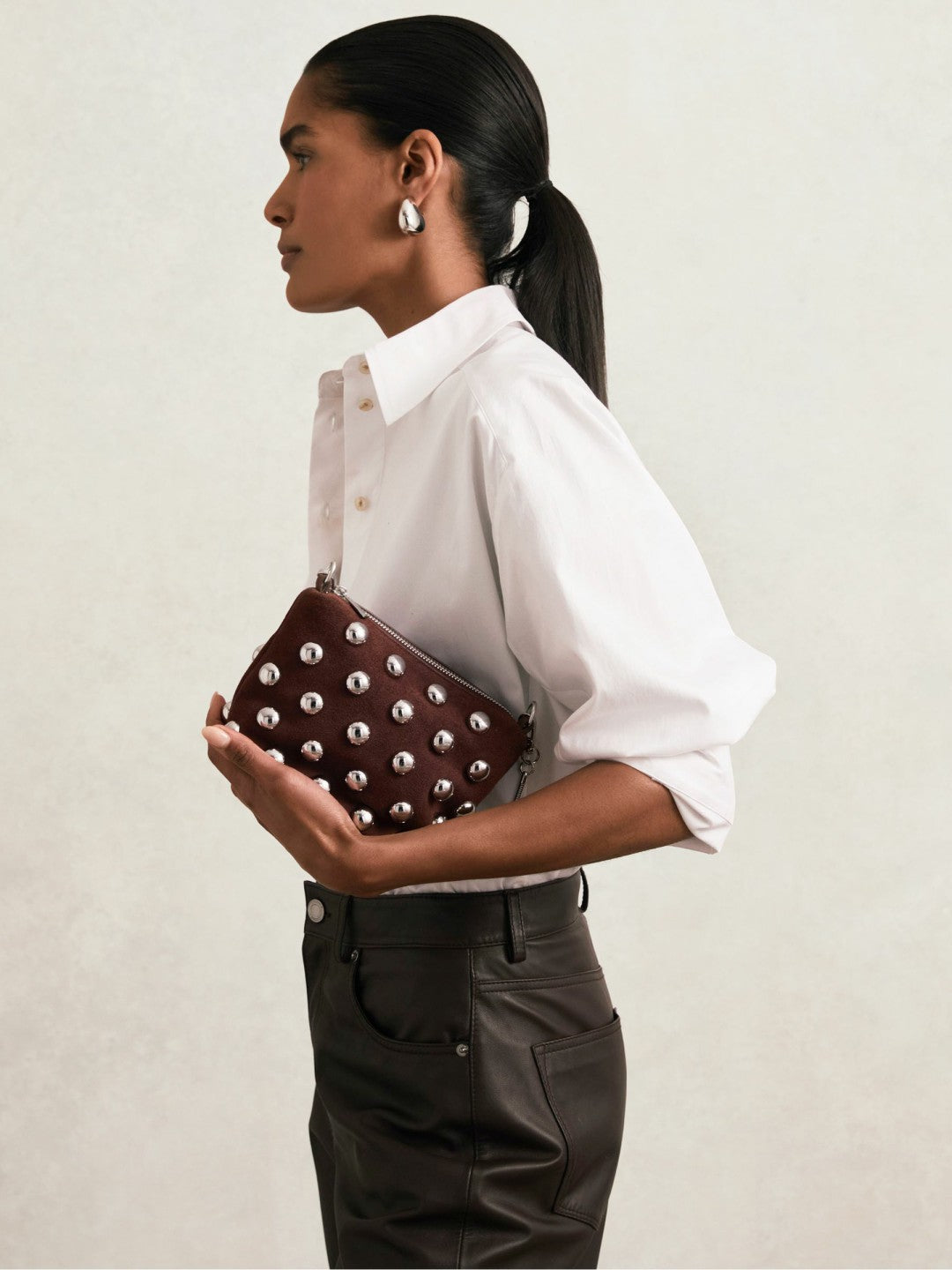 Reiss Bag in Oxblood