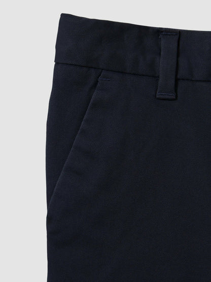Reiss 9-13 yrs Cotton Chino Shorts with Stretch in Navy