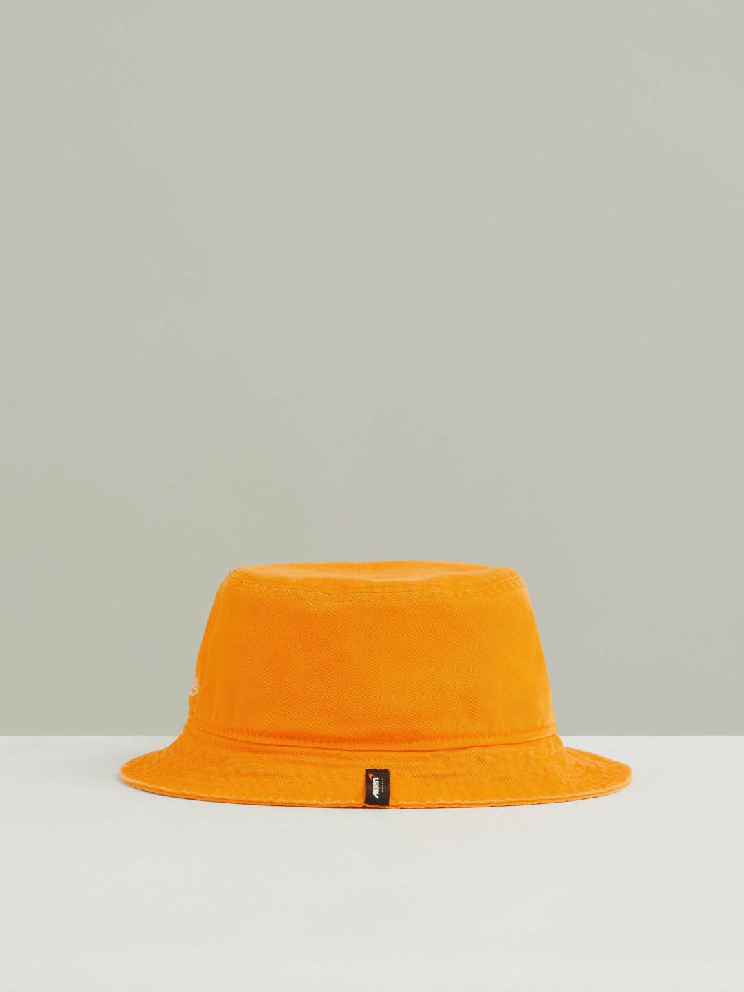 Reiss Unisex Fit McLaren Racing Cotton Bucket Hat in Papaya Orange