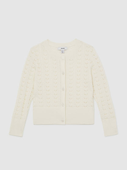 Reiss Cardigan in Ivory