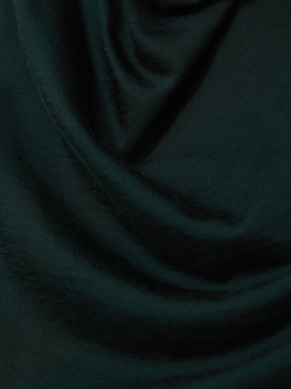 Reiss Cotton-Blend Cowl-Neck Sleeveless Top in Green