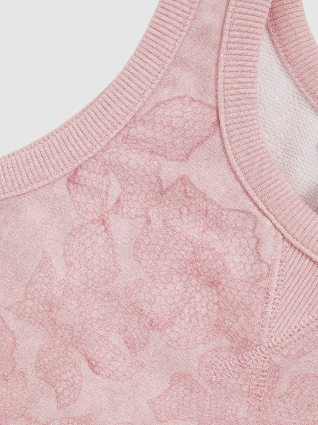 Reiss 9-13 yrs Cotton Floral Vest and Joggers Set in Pink Print