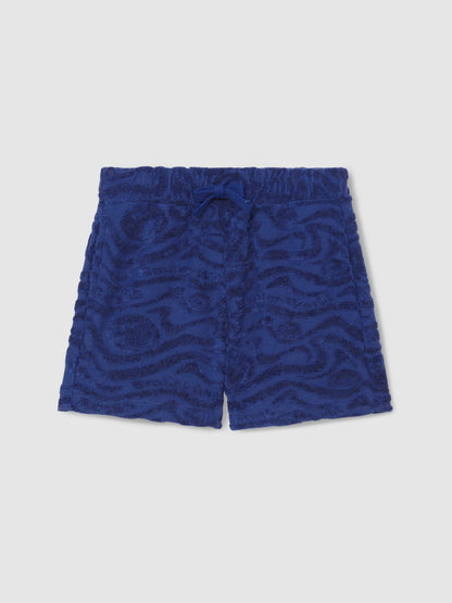 Reiss 13-14 yrs SmileyWorld Wave Texture Shorts in Bright Blue