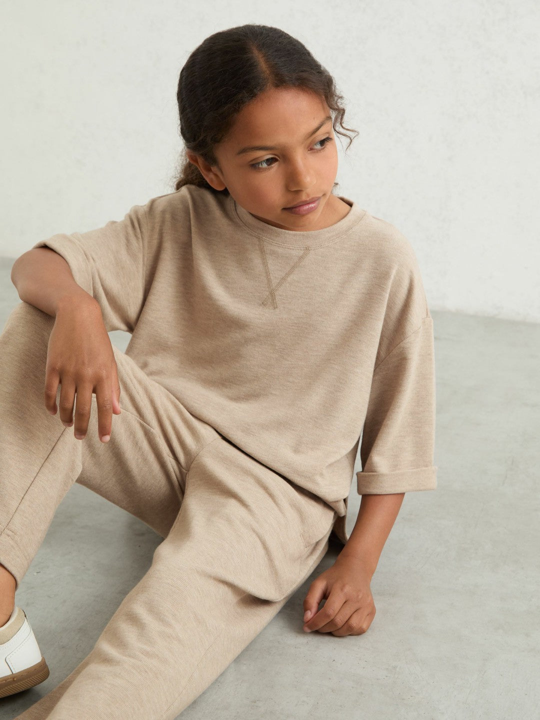 Reiss 13-14 yrs Top And Trousers Lounge Set in Oatmeal