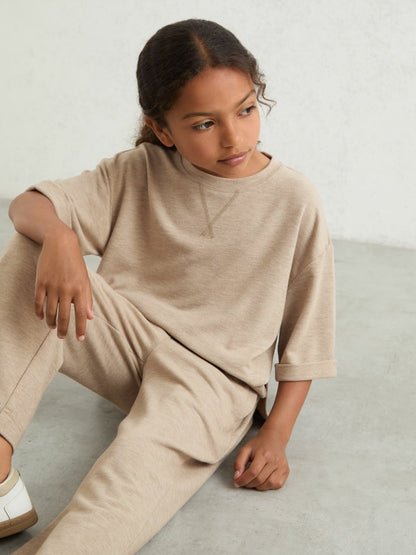 Reiss 3-9 yrs Top And Trousers Lounge Set in Oatmeal
