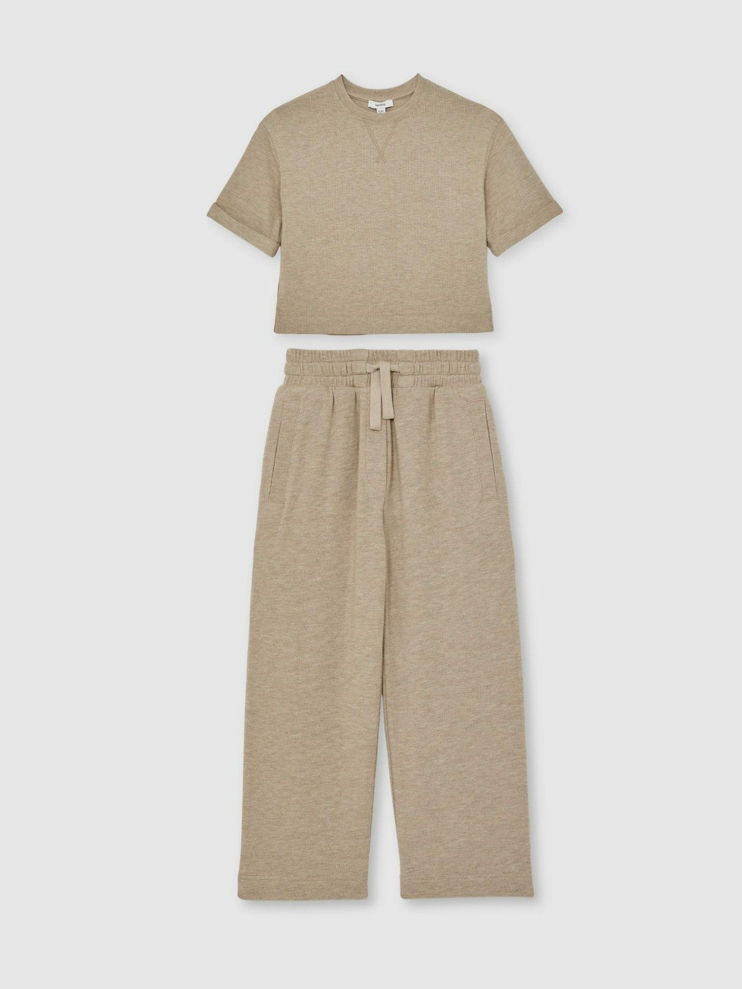 Reiss 3-9 yrs Top And Trousers Lounge Set in Oatmeal