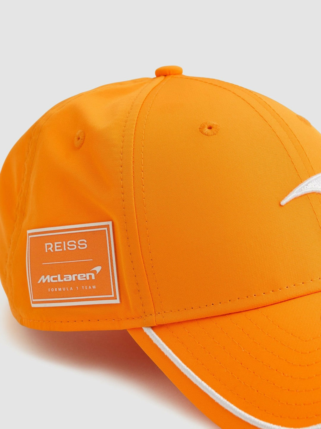 Reiss McLaren F1 Team Speedmark Logo Cap Unisex Fit in Papaya Orange