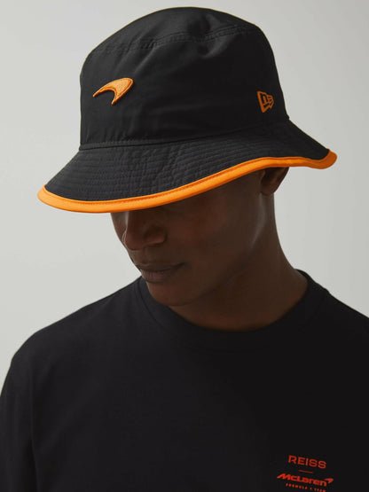 Reiss McLaren F1 Team Speedmark Bucket Hat in Black
