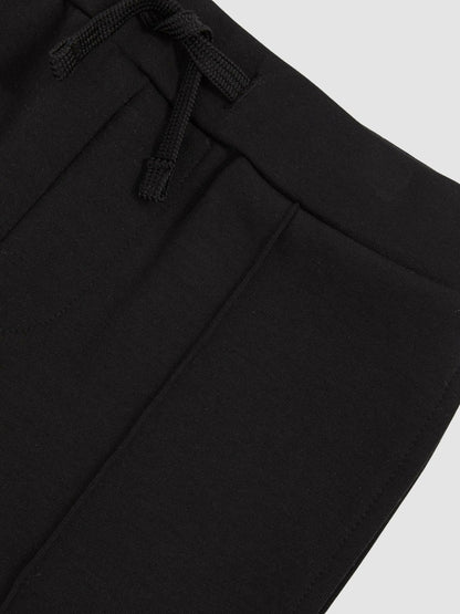 Reiss 3-9 yrs Interlock Drawstring Joggers in Black