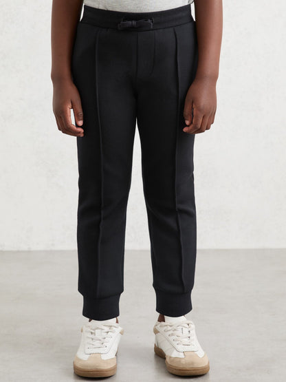 Reiss 9-13 yrs Interlock Drawstring Joggers in Navy Blue
