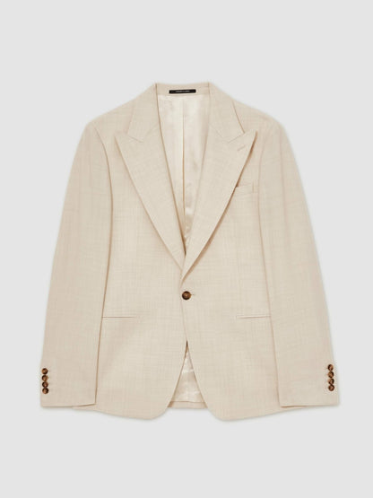 Reiss Suit Jacket in Stone