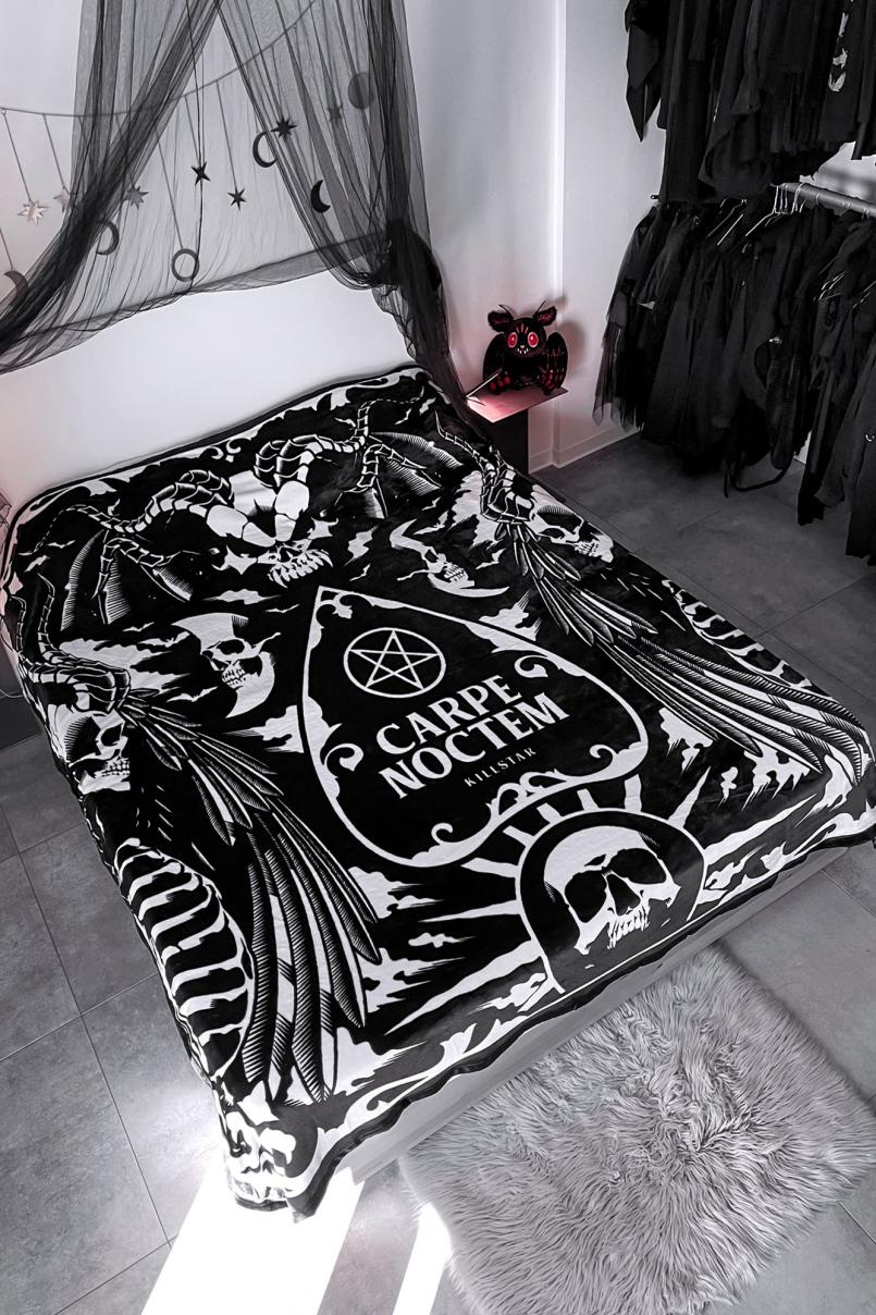 Homeware Bedding &amp; Cushions | Killstar Vivat Nocte Blanket