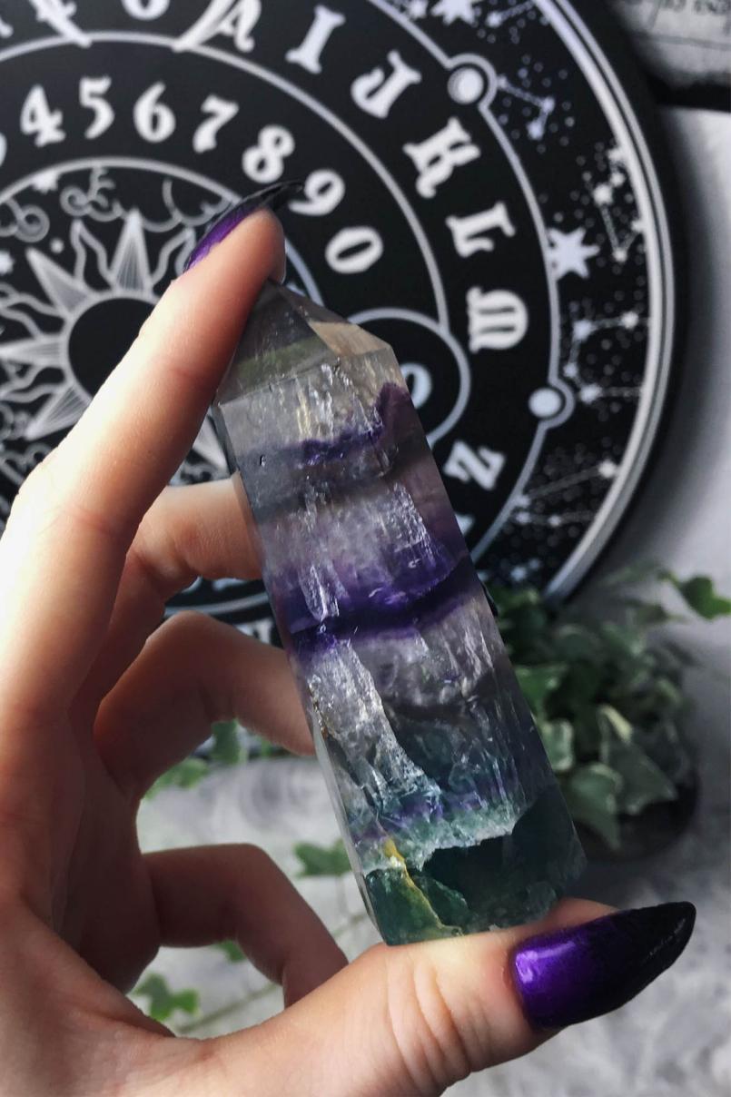 Homeware Crystals &amp; Divination Tools | Killstar Fluorite Crystal