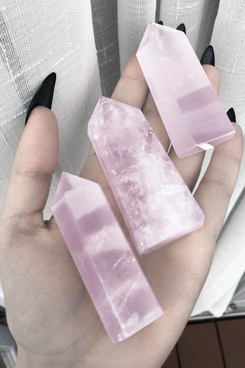 Homeware Crystals &amp; Divination Tools | Killstar Rose Quartz Crystal