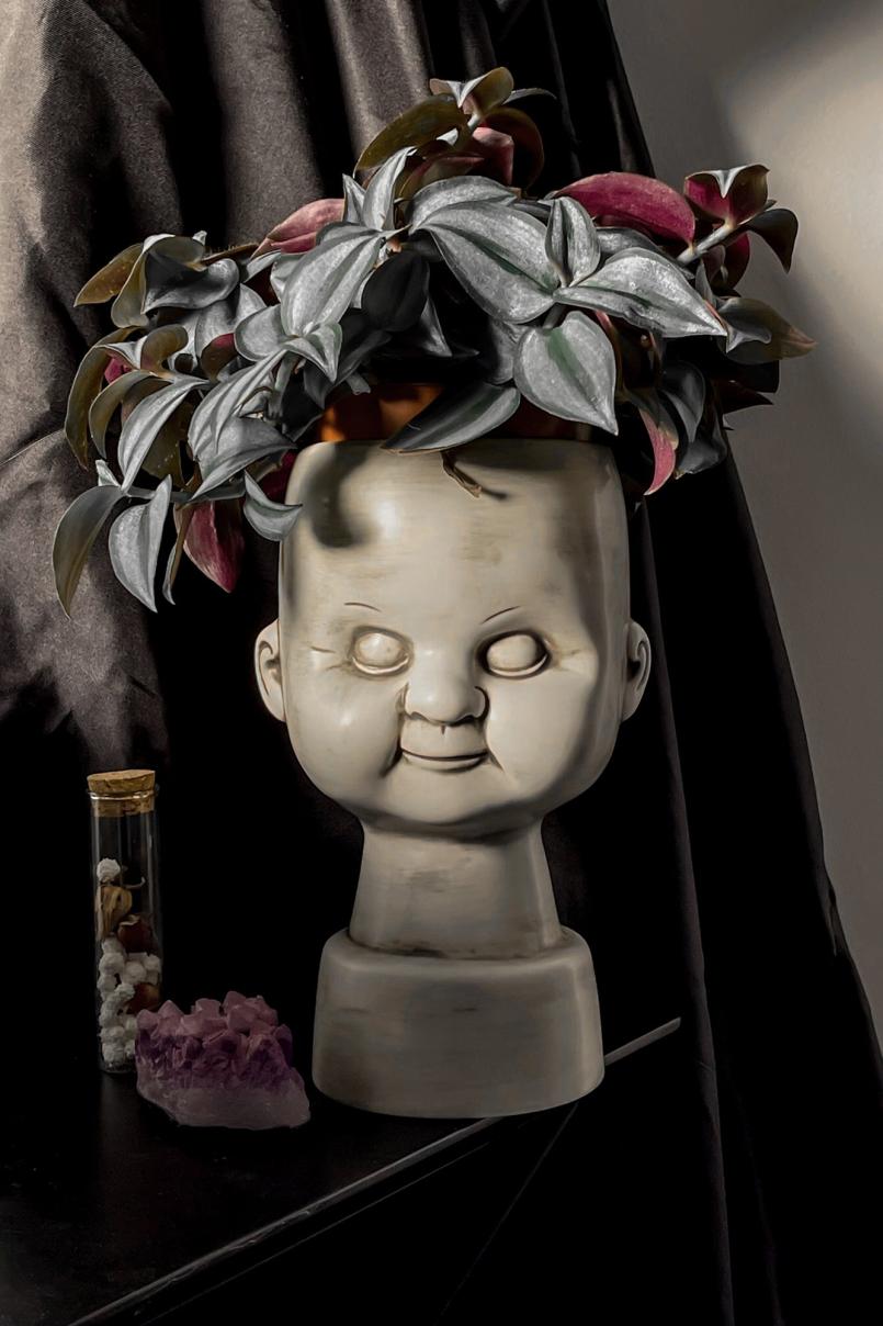 Homeware Decor | Killstar Dolls Head Vase